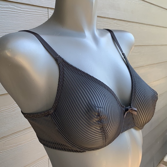 Vintage Best Form Black Semi Sheer Underwire Bra - 36B - Picture 9 of 12